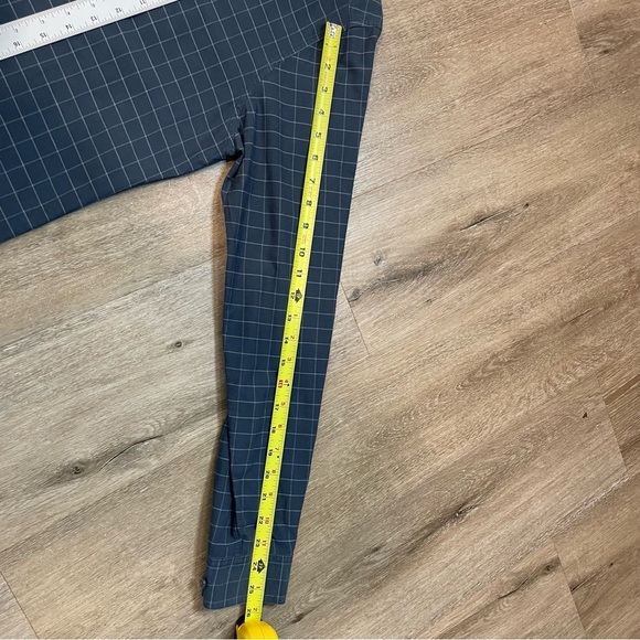 Theory Shirt Adult Large Gray Black Plaid Lightweight Button Up Cotton Mens - Picture 8 of 16